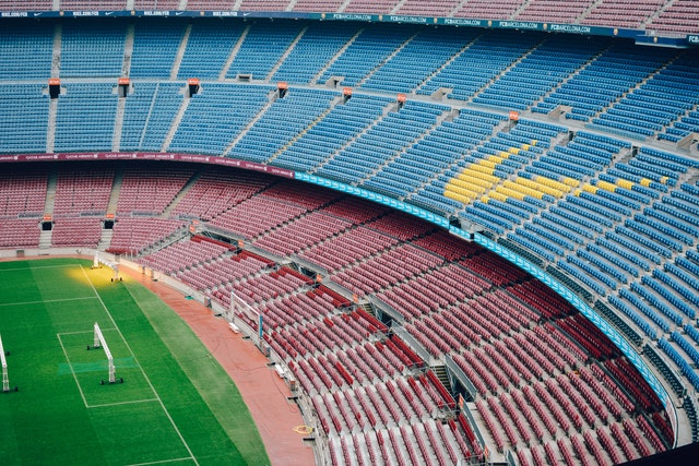 Empty stadium